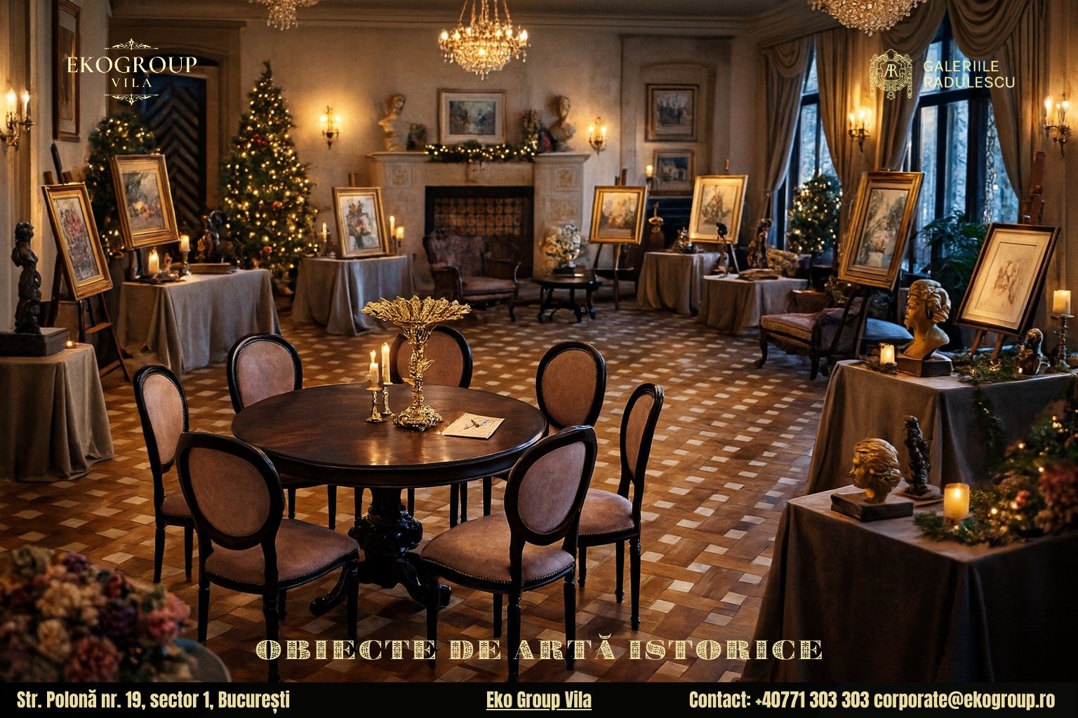 Istoria Crăciunului dezvăluită prin eleganța Crăciunului anilor ’30 la Eko Group Vila